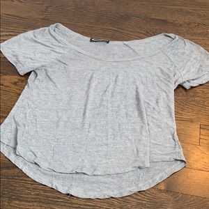 Brandy grey shirt